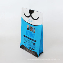 Qingdao Factory Composite Film PP PE HDPE Pet VMPET Sustainable Material Three Side Sealing Pet Food Pouch